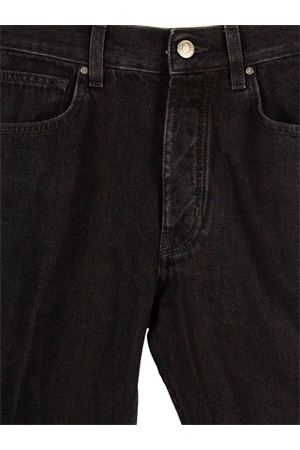 Seoul jeans in black cotton DON THE FULLER | SEOULDTFABBM2F5043